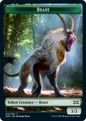 Beast // Thopter (008) Double-Sided Token [Double Masters Tokens] | Good Games Cannington