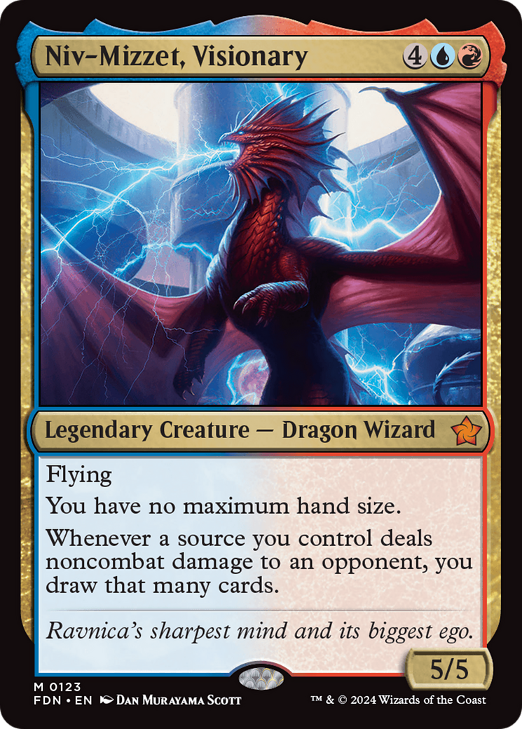 Niv-Mizzet, Visionary [Foundations] | Good Games Cannington