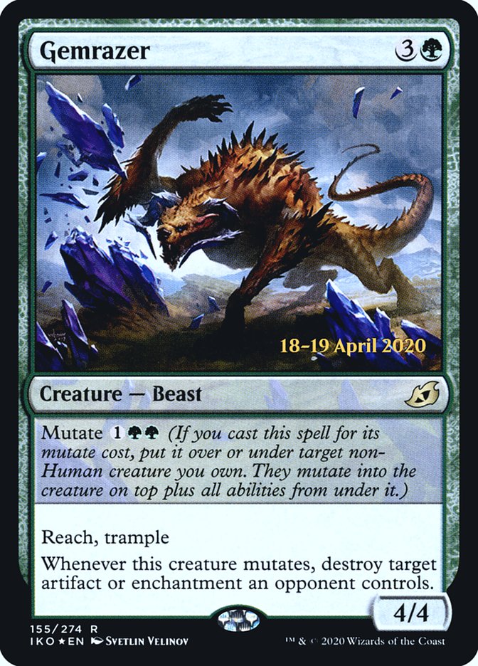 Gemrazer [Ikoria: Lair of Behemoths Prerelease Promos] | Good Games Cannington