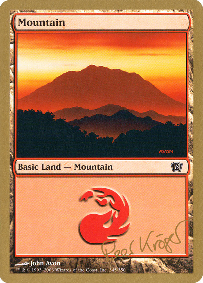 Mountain (pk345) (Peer Kroger) [World Championship Decks 2003] | Good Games Cannington