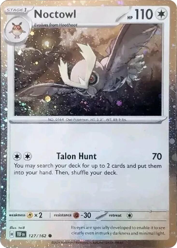 Noctowl (127/162) (Cosmos Holo) [Scarlet & Violet: Black Star Promos] | Good Games Cannington