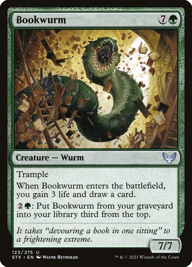Bookwurm 123 (Strixhaven: School of Mages)  | Good Games Cannington