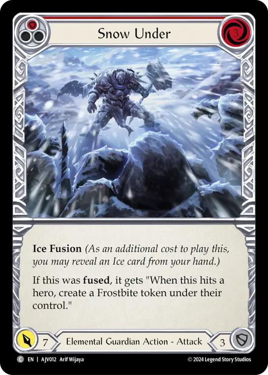 Snow Under (Red) [AJV012] (Armory Deck: Jarl Vetreidi) | Good Games Cannington