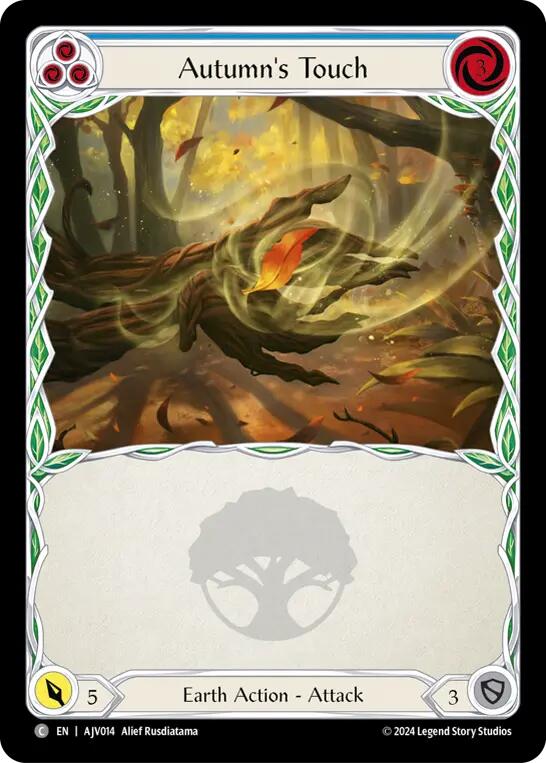 Autumn's Touch (Blue) [AJV014] (Armory Deck: Jarl Vetreidi) | Good Games Cannington