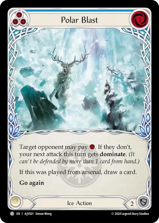Polar Blast (Blue) [AJV021] (Armory Deck: Jarl Vetreidi) | Good Games Cannington