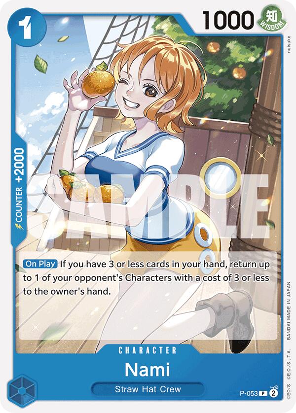 Nami (P-053) (Reprint) [Premium Booster -The Best-] | Good Games Cannington