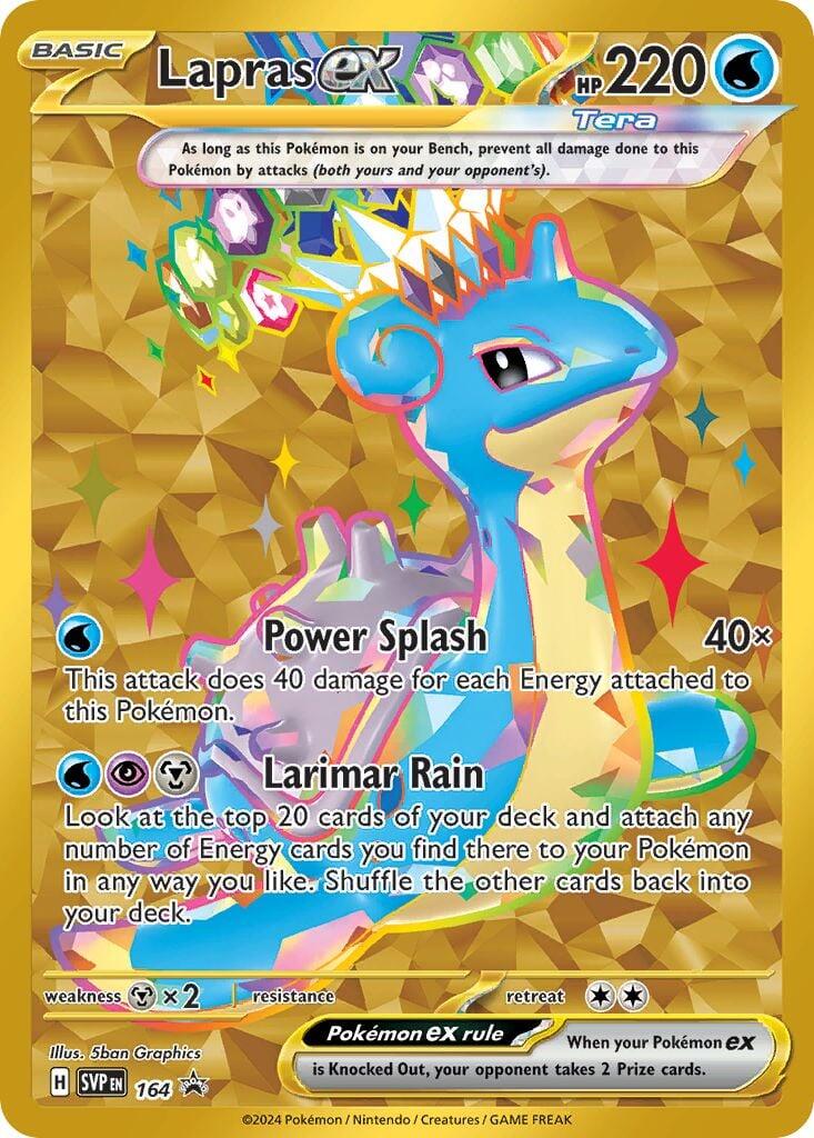 Lapras ex (164) [Scarlet & Violet: Black Star Promos] | Good Games Cannington