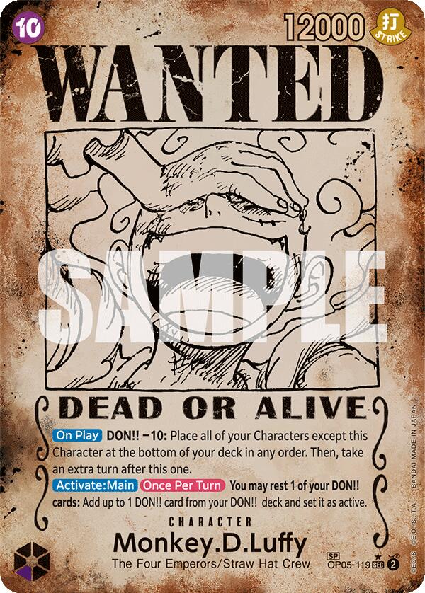 Monkey.D.Luffy (Wanted Poster) [Emperors in the New World] | Good Games Cannington