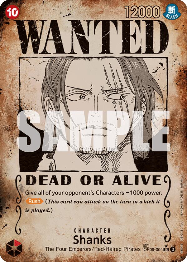 Shanks (Wanted Poster) [Emperors in the New World] | Good Games Cannington