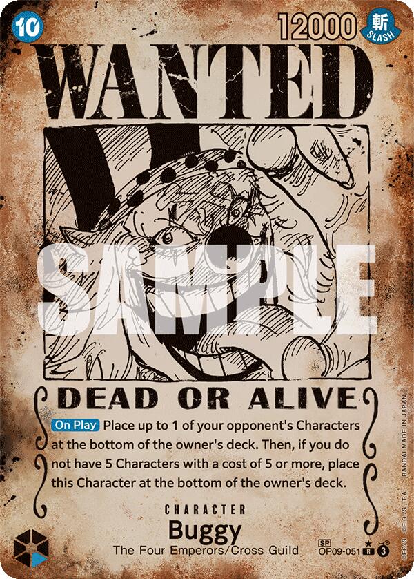 Buggy (Wanted Poster) [Emperors in the New World] | Good Games Cannington