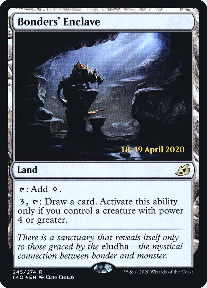 Bonders' Enclave [Ikoria: Lair of Behemoths Prerelease Promos] | Good Games Cannington
