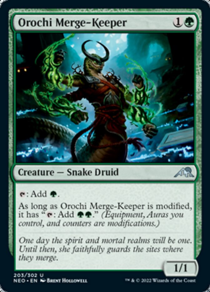 Orochi Merge-Keeper [Kamigawa: Neon Dynasty] | Good Games Cannington