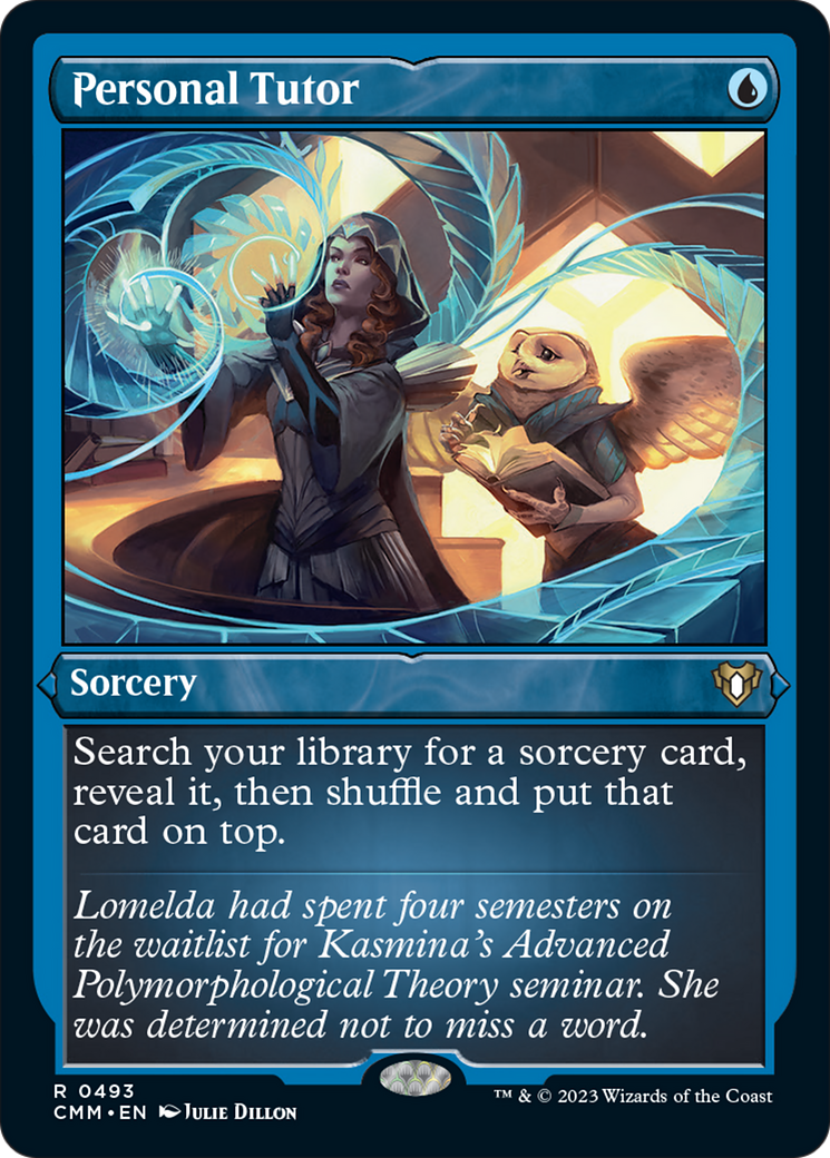 Personal Tutor (Foil Etched) [Commander Masters] | Good Games Cannington