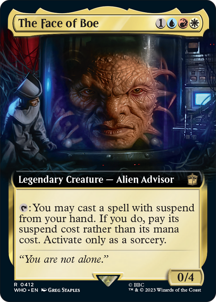 The Face of Boe (Extended Art) [Doctor Who] | Good Games Cannington