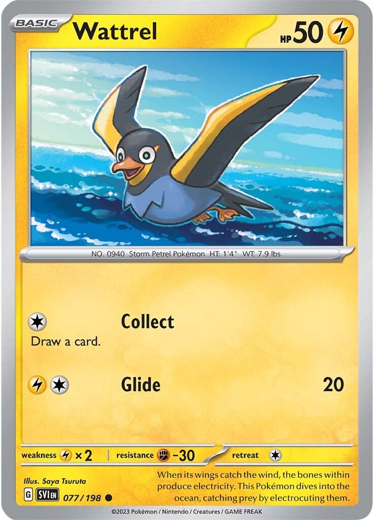 Wattrel (077/198) [Scarlet & Violet: Base Set] | Good Games Cannington