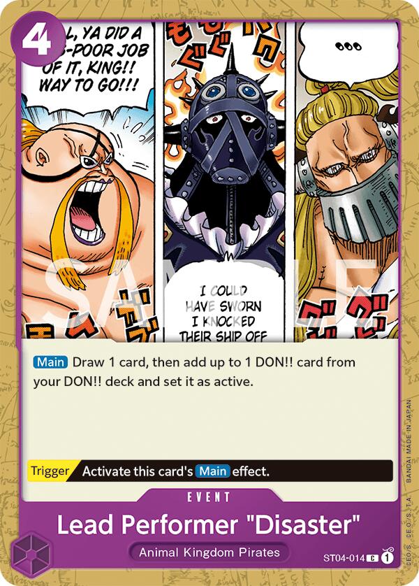 Lead Performer "Disaster" [Revision Pack Cards] | Good Games Cannington