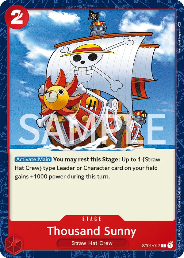 Thousand Sunny [Revision Pack Cards] | Good Games Cannington