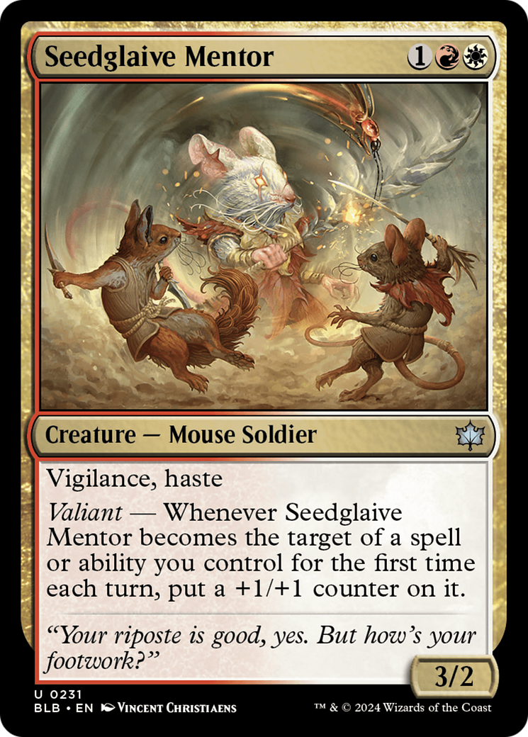 Seedglaive Mentor [Bloomburrow] | Good Games Cannington