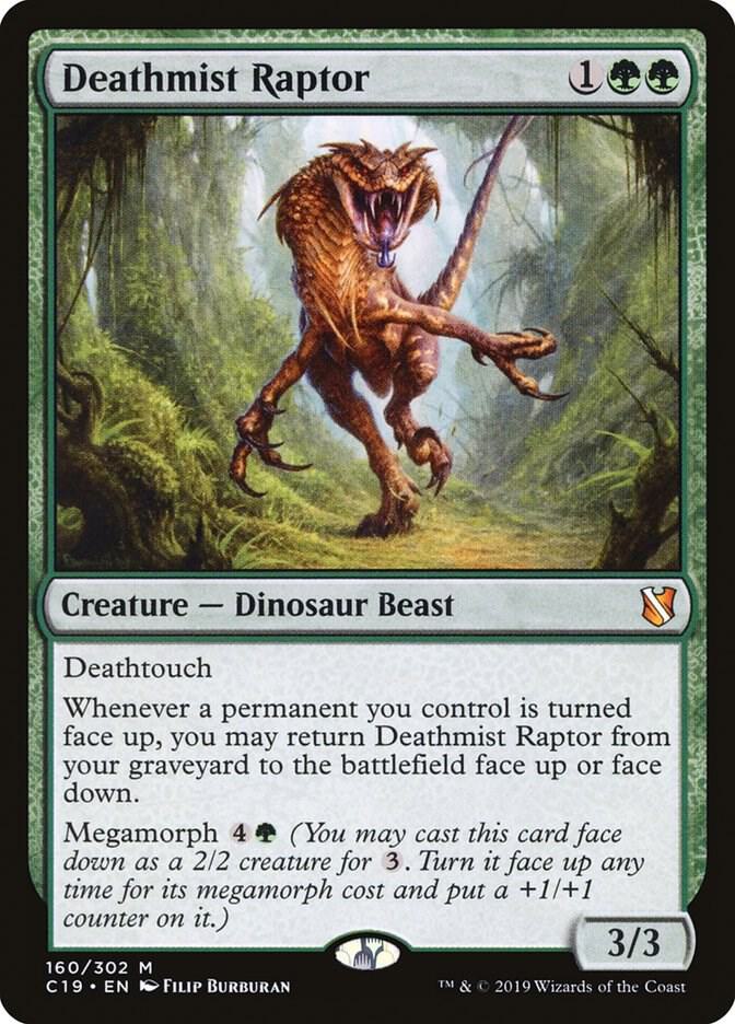 Deathmist Raptor 160/302 (Commander 2019)  | Good Games Cannington