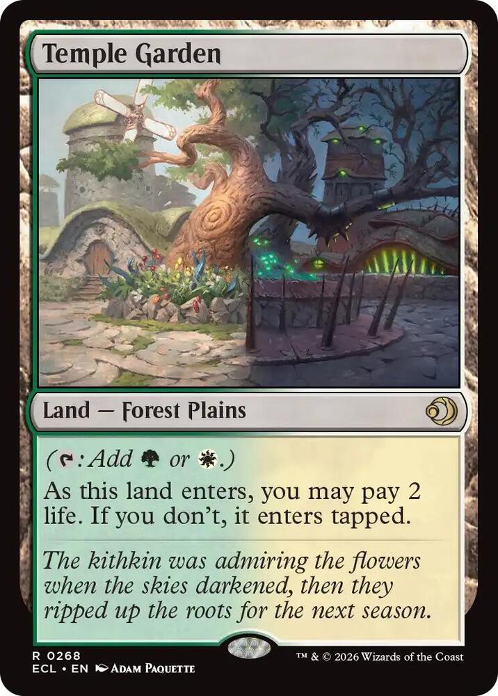 Temple Garden 268 (Lorwyn Eclipsed)  - Foil | Good Games Cannington