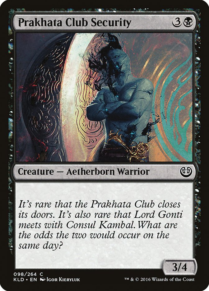 Prakhata Club Security [Kaladesh] | Good Games Cannington