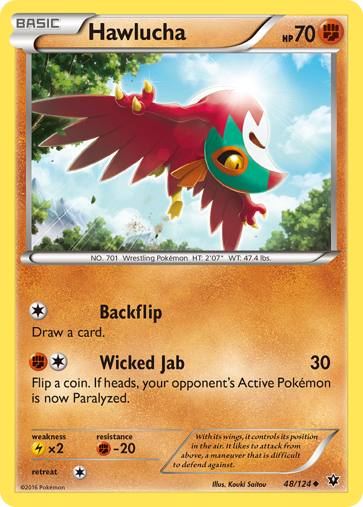 Hawlucha (48/124) [XY: Fates Collide] | Good Games Cannington