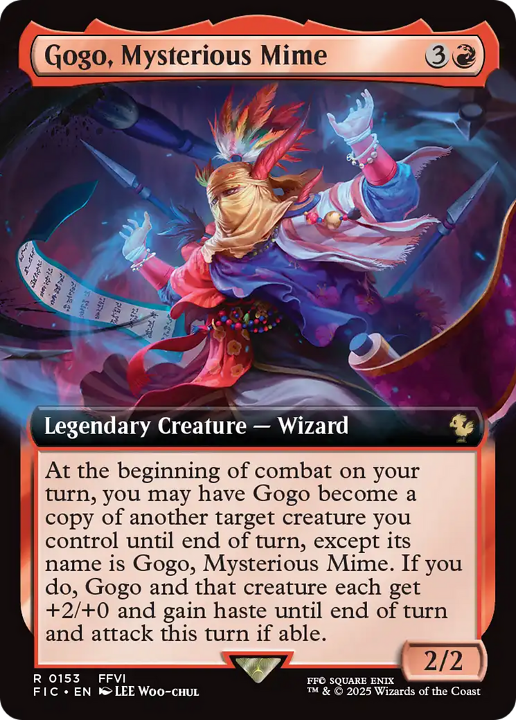 Gogo, Mysterious Mime (Extended Art) [FINAL FANTASY Commander] | Good Games Cannington