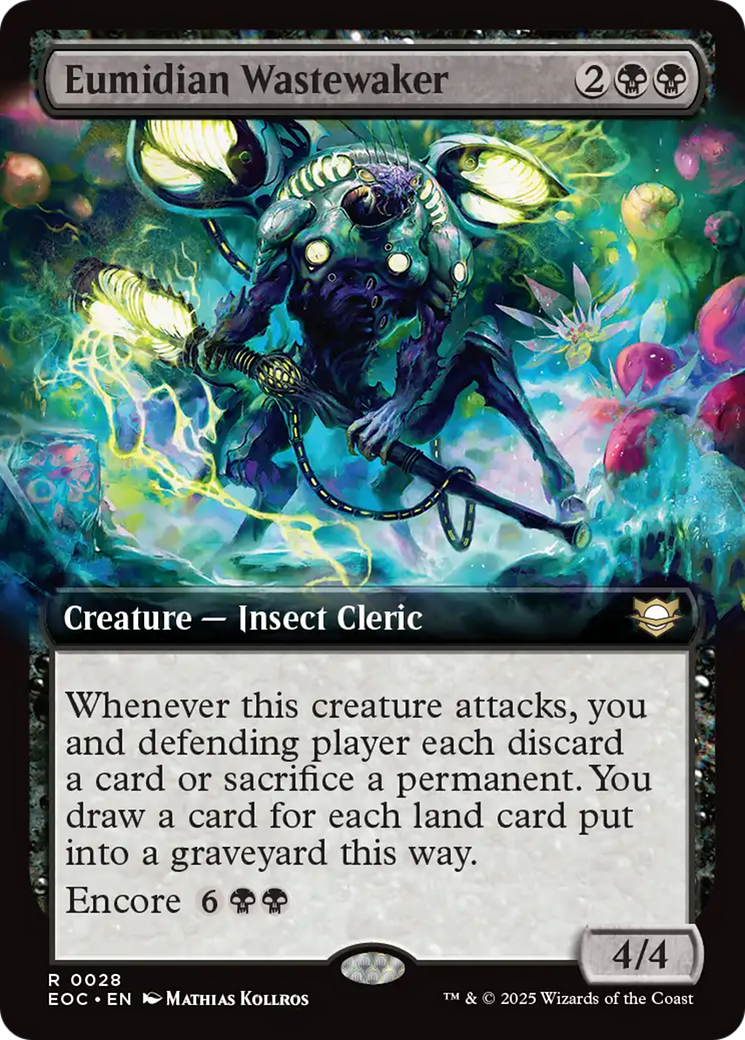 Eumidian Wastewaker (Extended Art) [Edge of Eternities Commander] | Good Games Cannington