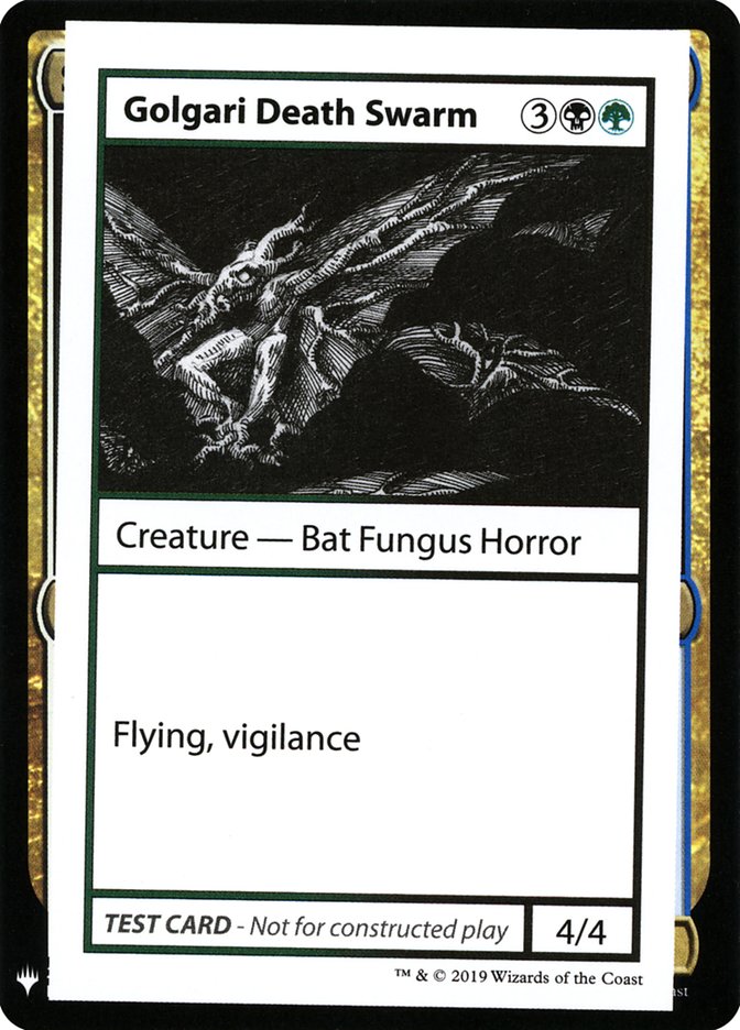 Golgari Death Swarm [Mystery Booster Playtest Cards] | Good Games Cannington