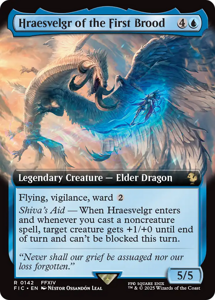Hraesvelgr of the First Brood (Extended Art) [FINAL FANTASY Commander] | Good Games Cannington