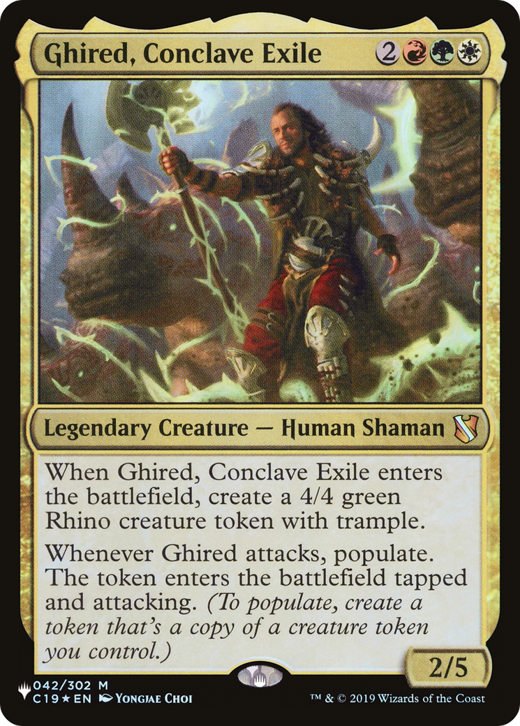 Ghired, Conclave Exile [The List] | Good Games Cannington