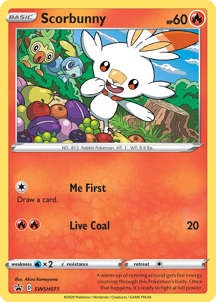 Scorbunny (SWSH071) [Sword & Shield: Black Star Promos] | Good Games Cannington
