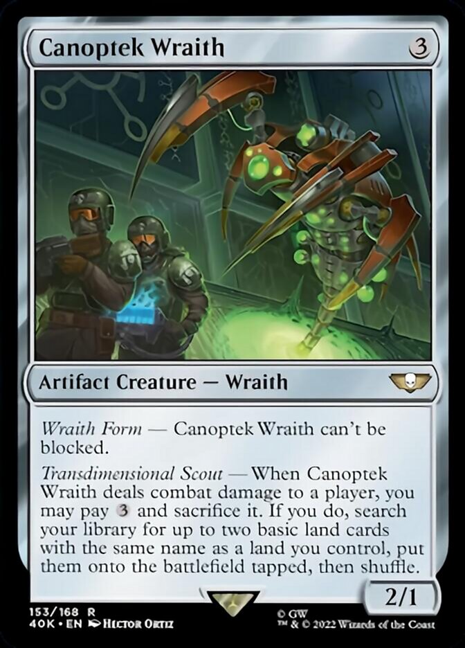 Canoptek Wraith (Surge Foil) [Warhammer 40,000] | Good Games Cannington