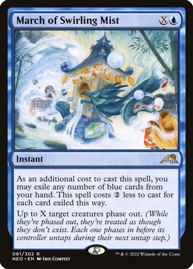 March of Swirling Mist 61/302 (Kamigawa: Neon Dynasty)  | Good Games Cannington