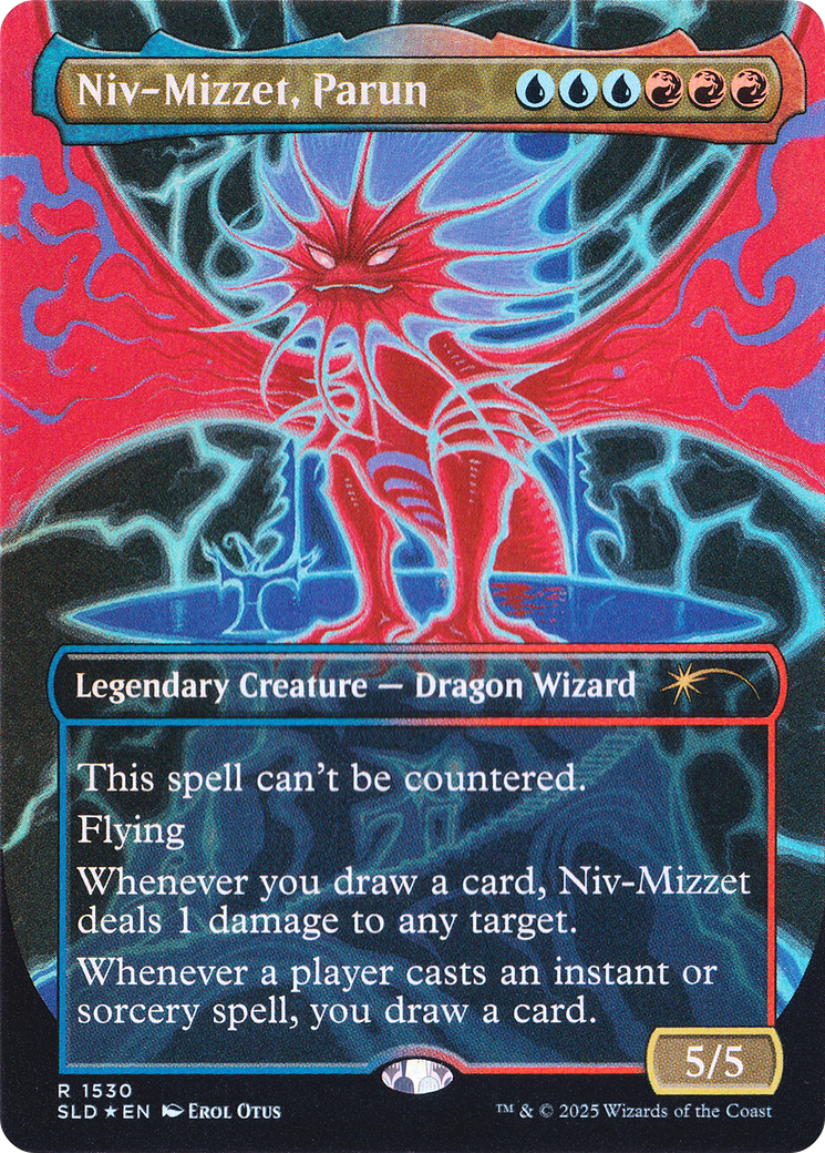 Niv-Mizzet, Parun (Rainbow Foil) [Secret Lair Drop Series] | Good Games Cannington