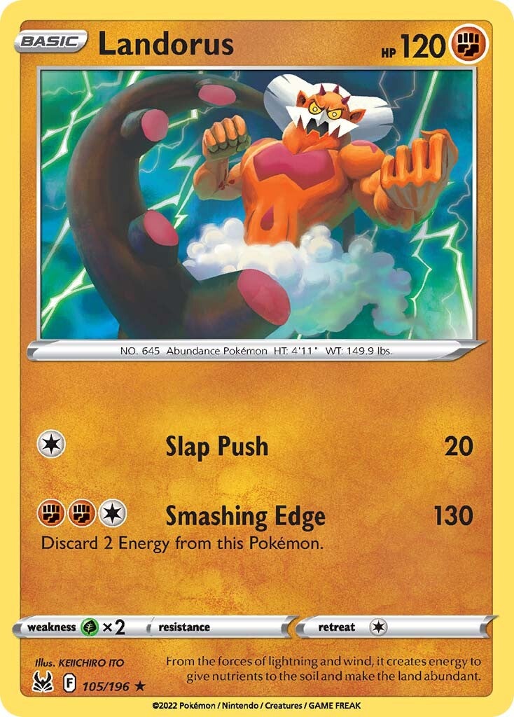 Landorus (105/196) [Sword & Shield: Lost Origin] | Good Games Cannington