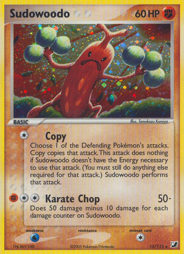 Sudowoodo (15/115) [EX: Unseen Forces] | Good Games Cannington