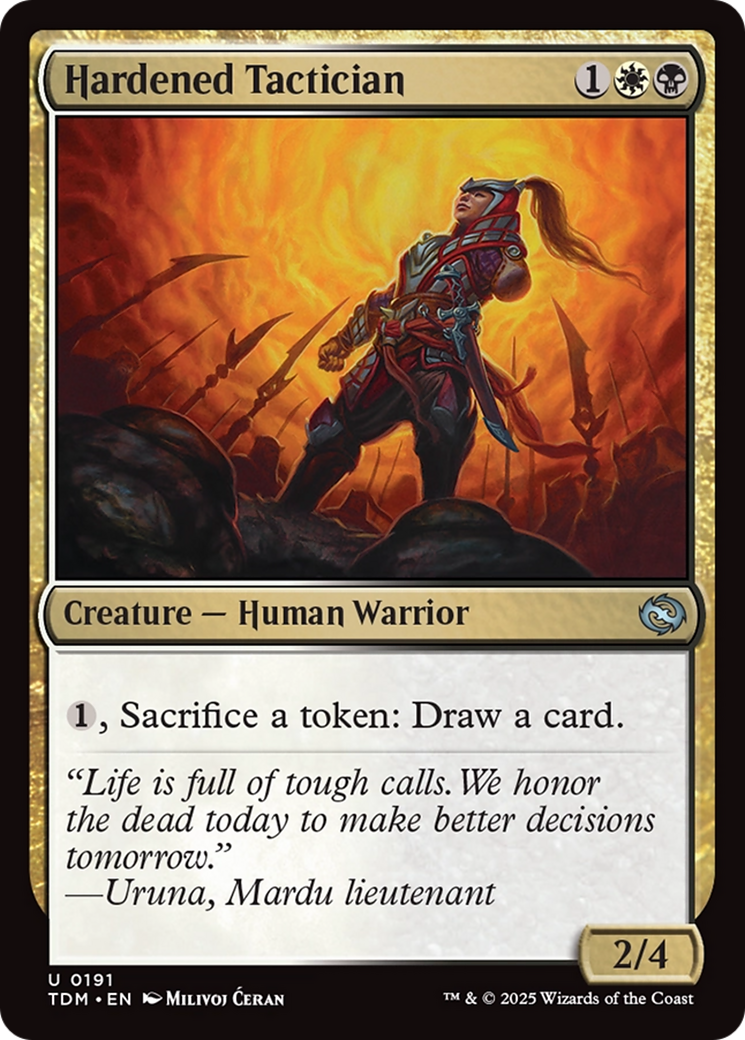 Hardened Tactician [Tarkir: Dragonstorm] | Good Games Cannington