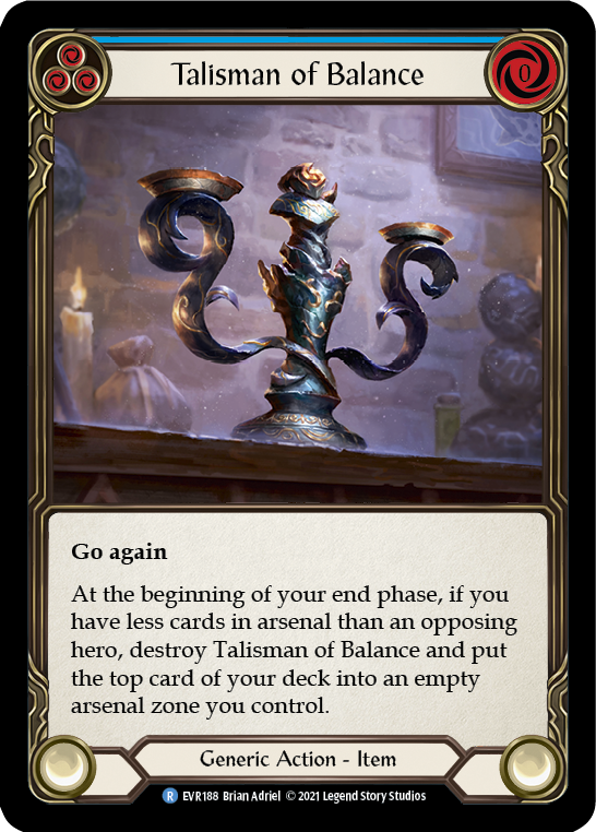 Talisman of Balance [EVR188] (Everfest)  1st Edition Normal | Good Games Cannington