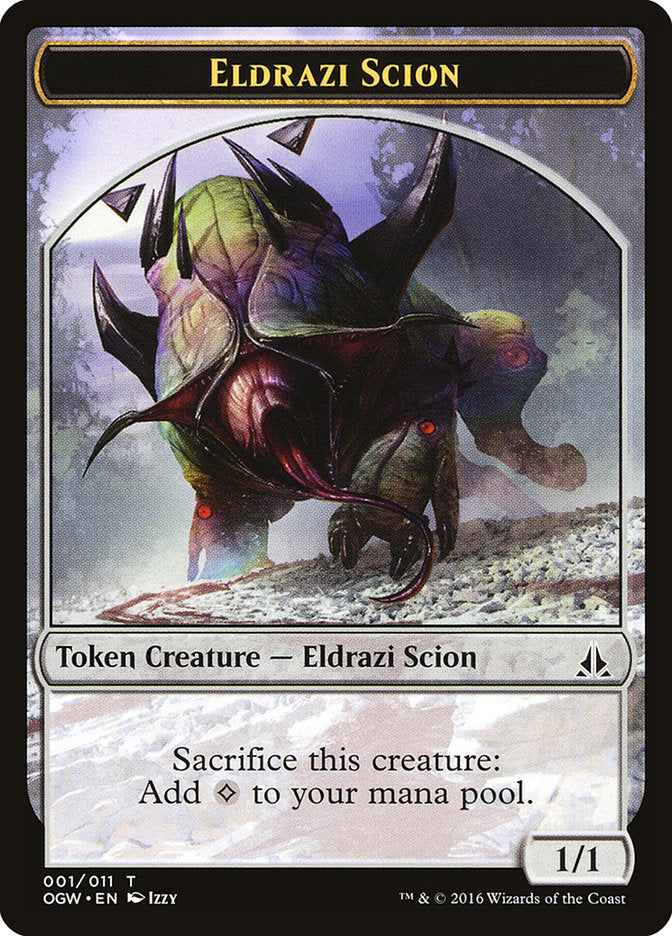 Eldrazi Scion Token (001/011) [Oath of the Gatewatch Tokens] | Good Games Cannington