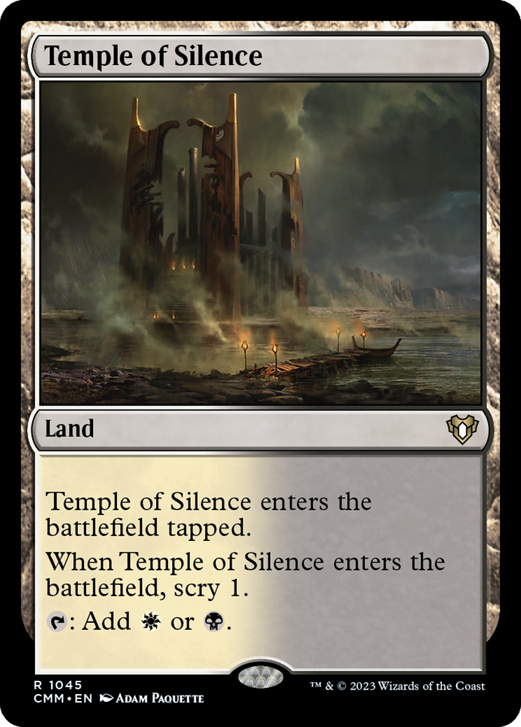 Temple of Silence [Commander Masters] | Good Games Cannington