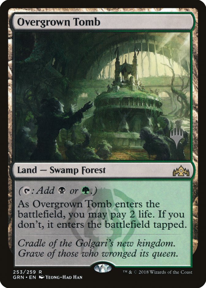 Overgrown Tomb (Promo Pack) [Guilds of Ravnica Promos] | Good Games Cannington