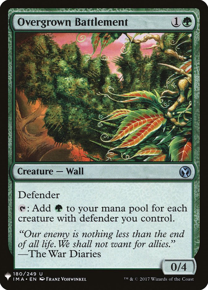 Overgrown Battlement [Mystery Booster] | Good Games Cannington