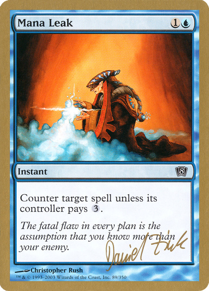 Mana Leak (Daniel Zink) [World Championship Decks 2003] | Good Games Cannington