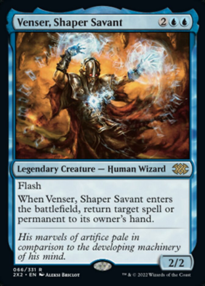 Venser, Shaper Savant [Double Masters 2022] | Good Games Cannington