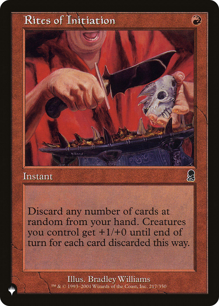 Rites of Initiation [The List] | Good Games Cannington