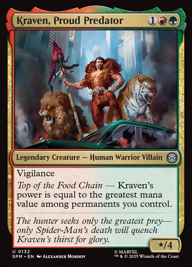 Kraven, Proud Predator 132/198 (Marvel's Spider-Man)  | Good Games Cannington