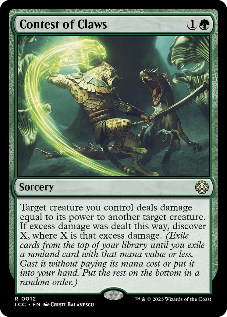 Contest of Claws [The Lost Caverns of Ixalan Commander] | Good Games Cannington