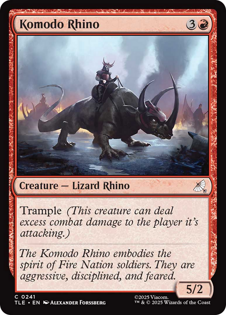 Komodo Rhino [Avatar: The Last Airbender: Eternal-Legal] | Good Games Cannington