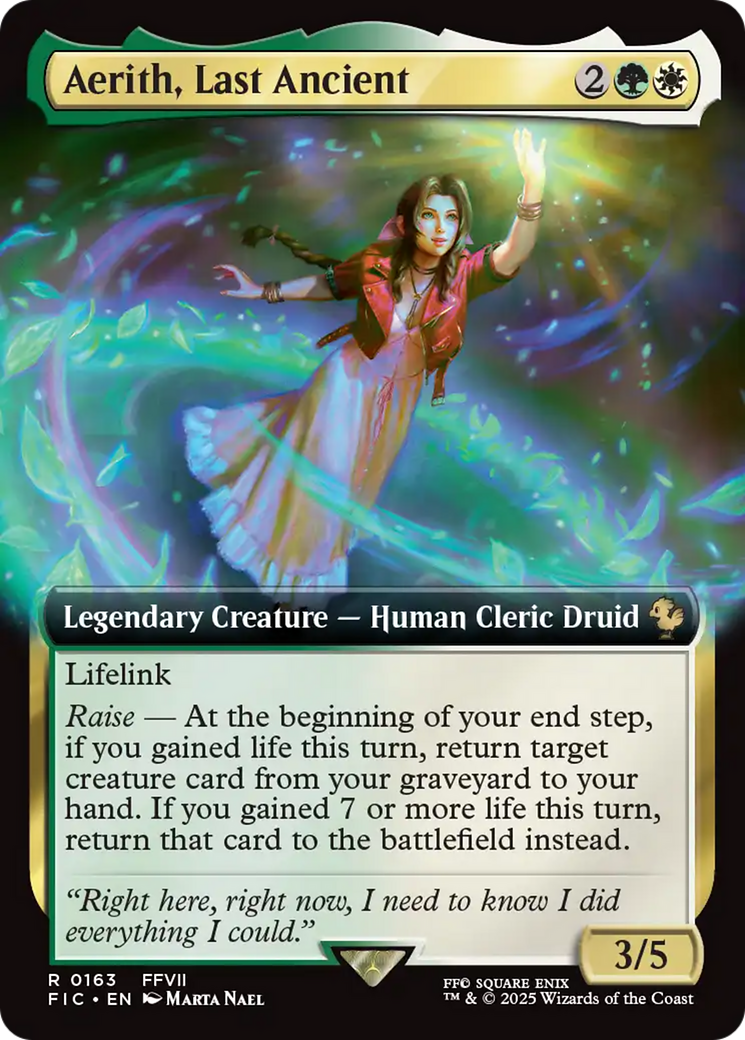 Aerith, Last Ancient (Extended Art) [FINAL FANTASY Commander] | Good Games Cannington